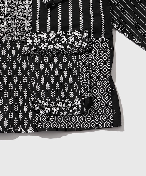 ADAM ET ROPE'(アダムエロペ)の「【ENGINEERED GARMENTS for WILD LIFE TAILOR】EX BDU Jacket - Cotton Patchwork Print(その他アウター・メンズ・ブラック・L/M/S/XS)」の15枚目の写真