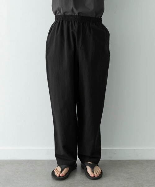 URBAN RESEARCH Sonny Label（アーバンリサーチサニーレーベル）の「リネン混ワイドイージーパンツ（その他パンツ・メンズ・ブラック/ベージュ・S/M/L）」の11枚目の写真