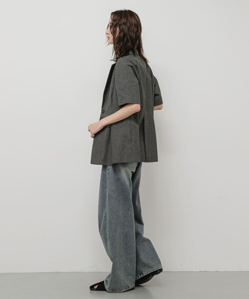 SENSE OF PLACE by URBAN RESEARCH(センスオブプレイスバイアーバンリサーチ)の「Vカットアシンメトリーパンプス(パンプス・レディース・BLACK/BROWN・S/M/L)」の10枚目の写真