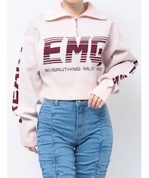 jouetie | ジャガードハーフZIPニット(ニット/セーター)