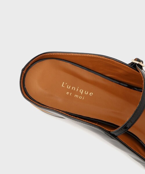 ROPE'（ロペ）の「【L’unique et moi（リュニック エ モア）】Chic｜フラットミュール（その他シューズ・レディース・ブラック・23.0/23.5/24.0/24.5）」の11枚目の写真