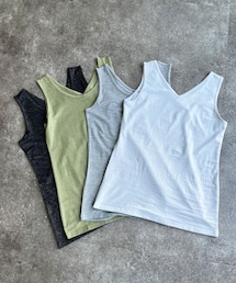 Chez toi | 前後2WAYラメタンク(タンクトップ)