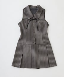 OLIVE des OLIVE | 【インフルエンサー企画】YUI企画　ノースリーブシャツミニワンピース(シャツワンピース)