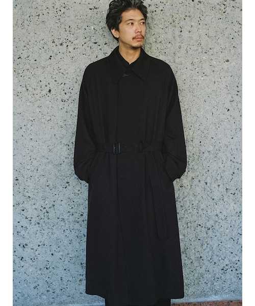 LIDNM（リドム）の「T/W KERSEY BALMACAAN COAT（ステンカラー