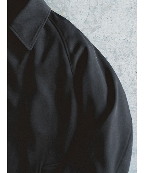 LIDNM（リドム）の「T/W KERSEY BALMACAAN COAT（ステンカラー