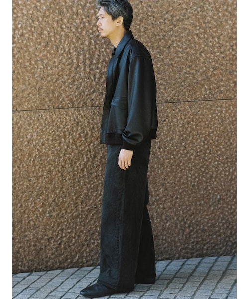 パンツ CRACK WASHED BAGGY DENIM PANTS S LIDNM（リドム）の「CRACK WASHED BAGGY DENIM PANTS（デニム