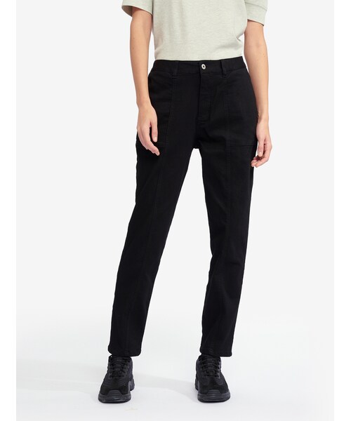 ストレッチ レギュラーフィットテーパードデニムパンツ