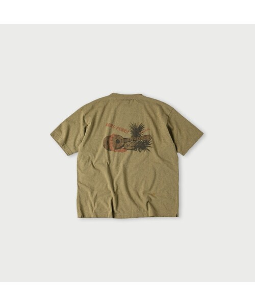45R 葉山 漣プリントセピアTシャツ 45R（フォーティファイブアール）の「葉山ものがたり コロコロプリント