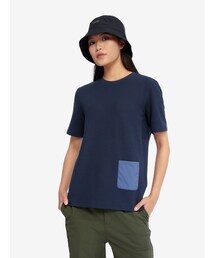 AIGLE（エーグル）の「UVカット ショートスリーブ ワッフルポケット半袖Tシャツ（Tシャツ/カットソー・レディース）」