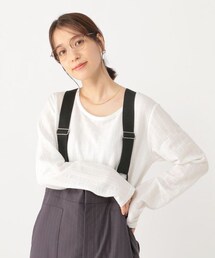 ラッセルレースクルーネックプルオーバー