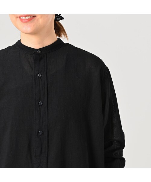 45R（フォーティファイブアール）の「ガーゼのヘンリーシャツ（）」 - WEAR