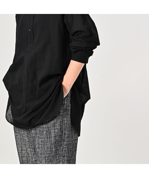 45R（フォーティファイブアール）の「ガーゼのヘンリーシャツ（）」 - WEAR
