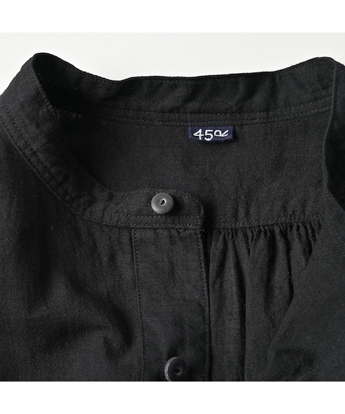 45R（フォーティファイブアール）の「ガーゼのヘンリーシャツ（）」 - WEAR