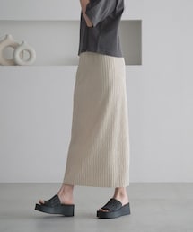 LOWRYS FARM | ジャガードプリーツスカート(スカート)