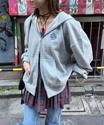 CIAOPANIC | ピグメント刺繍ダブルZIPパーカー(トップス)