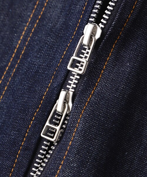 B'2nd（ビーセカンド）の「AULA AILA（アウラ アイラ）別注デニムコンビネーションブルゾン（ジャケット/アウター・インディゴ・0）」の13枚目の写真