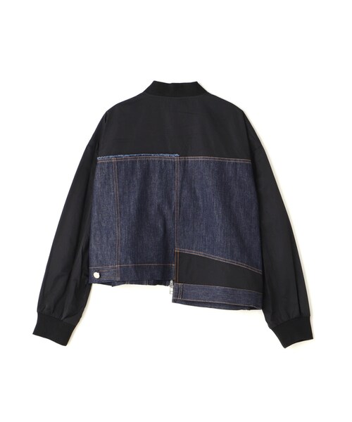 B'2nd（ビーセカンド）の「AULA AILA（アウラ アイラ）別注デニムコンビネーションブルゾン（ジャケット/アウター・インディゴ・0）」の12枚目の写真