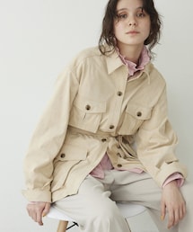 Whim Gazette スリーブレスジャケット スリーブレスジャケット | Whim Gazette(ウィム ガゼット)レディース