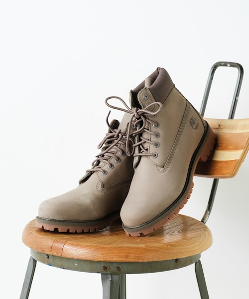 CIAOPANIC(チャオパニック)の「【Timberland/ティンバーランド】メンズ ヘリテージ 6インチ ウォータープルーフ ブーツ(ブーツ・メンズ・ブラック/カーキ・27/28/26)」の2枚目の写真