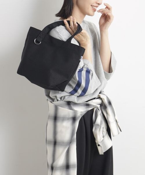 FOUND GOOD（ファウンドグッド）の「キャンバスミニトート/31555060（バッグ・NTL(08)/BLK(09)/GRY0(10)/BEG0(50)・F）」の8枚目の写真