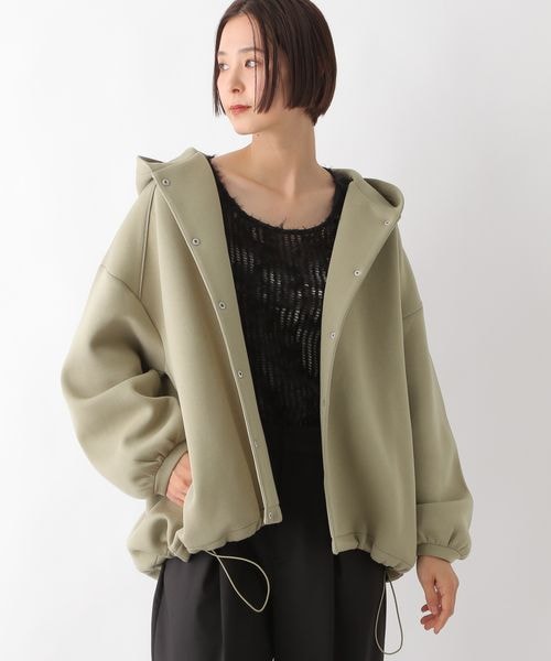 【新品タグ付き完売品】　LEPSIM ドロストフーディブルゾン　ブラック LEPSIM（レプシィム）の「ドロストフーディブルゾン（）」 - WEAR