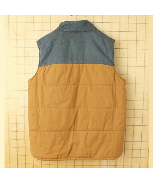 --（--）の「USA RED HEAD 中綿ベスト メンズL ブラウン アウトドア キャンプ アメリカ古着（ベスト・レディース・ブラウン・L）」の4枚目の写真