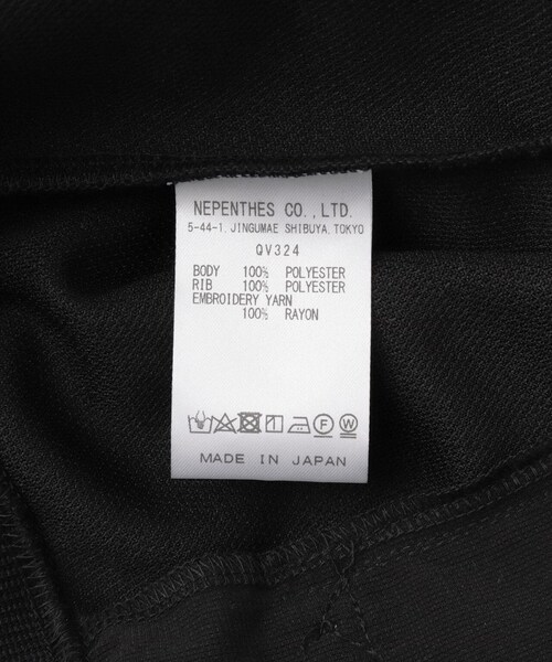 B'2nd(ビーセカンド)の「NEEDLES(ニードルズ)Dolman Sleeve Track Jacket - Poly Smooth(ジャケット/アウター・ブラック・M/L/XL)」の4枚目の写真