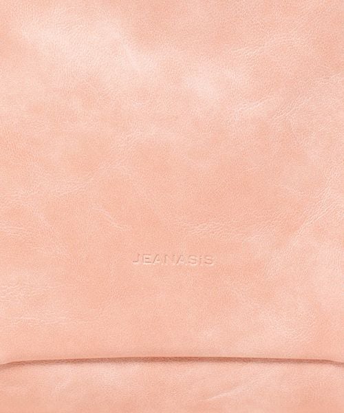 JEANASIS アンティークフェイクレザーボストン　ピンク JEANASIS（ジーナシス）の「アンティークフェイクレザーボストン
