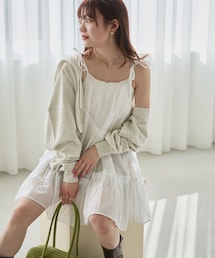 Kastane | インド綿ティアードチュニック(チュニック)