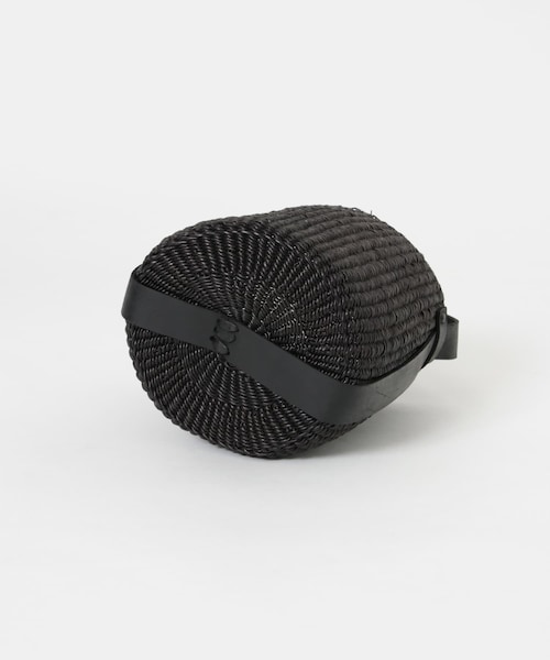 URBAN RESEARCH(アーバンリサーチ)の「ニャリガバスケットバッグS(かごバッグ・レディース・BLACK/NATURAL・-)」の7枚目の写真