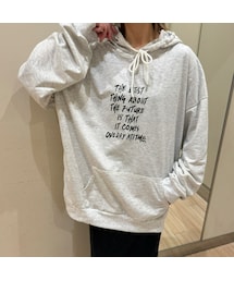 copine | オーバーサイズロゴパーカー(ライトグレー）(パーカー)