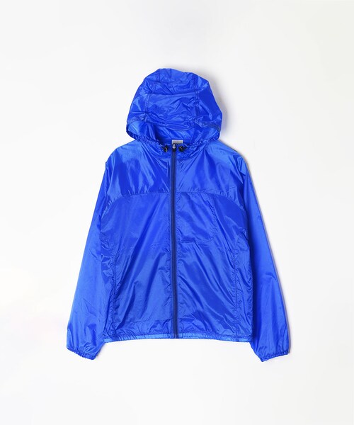 PACKABLE NYLON ZIP UP PARKA