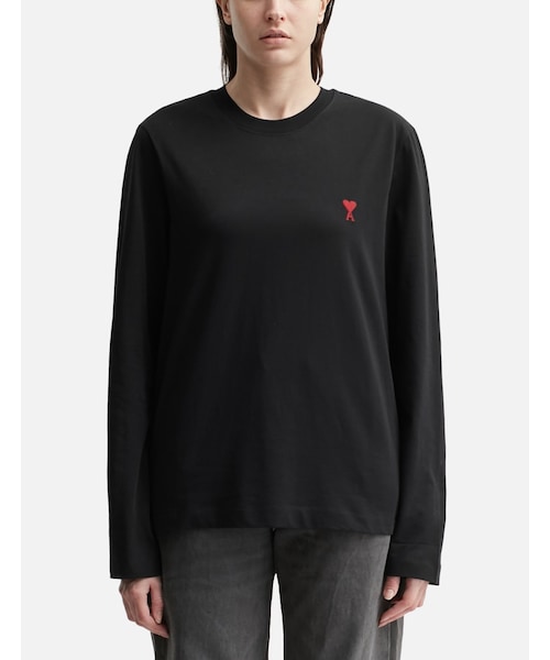 Red Ami De Coeur Long Sleeves T-Shirt