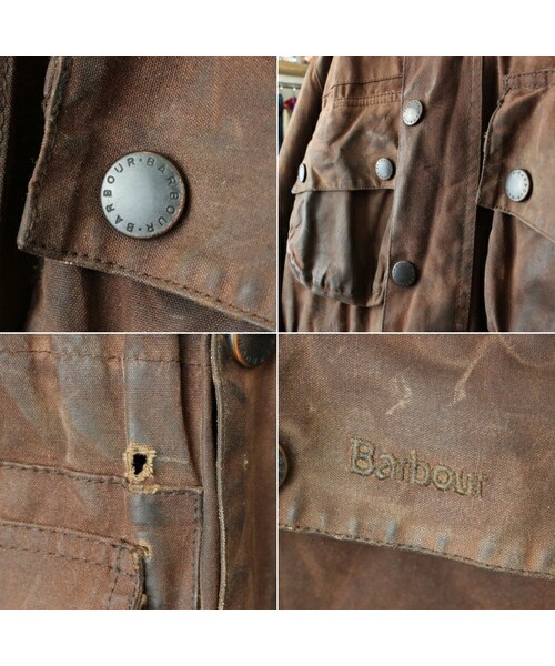Barbour(バブアー)の「00s ENGLAND製 Barbour BARNARD FIELD JACKET バブアー ワックスコットン オイルドジャケット ライナー付 カバーオール メンズL ブラウン(カバーオール・レディース・ブラウン・L)」の2枚目の写真