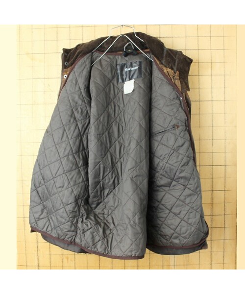 Barbour(バブアー)の「00s ENGLAND製 Barbour BARNARD FIELD JACKET バブアー ワックスコットン オイルドジャケット ライナー付 カバーオール メンズL ブラウン(カバーオール・レディース・ブラウン・L)」の9枚目の写真