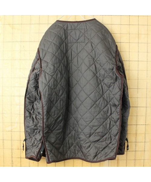 Barbour(バブアー)の「00s ENGLAND製 Barbour BARNARD FIELD JACKET バブアー ワックスコットン オイルドジャケット ライナー付 カバーオール メンズL ブラウン(カバーオール・レディース・ブラウン・L)」の10枚目の写真