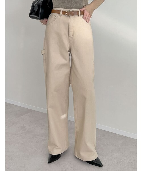 Re:EDIT（リエディ）の「カツラギワークデザインペインターパンツ