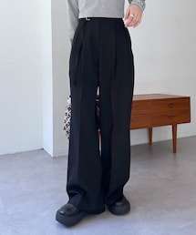 mystic | ベルト付き2タックパンツ(パンツ)