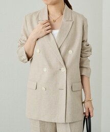 LOUNGEDRESS（ラウンジドレス）の「リネンピークドラペルジャケット