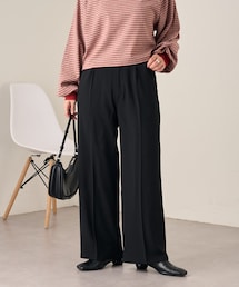 Kastane | 【2/8(土)12:00発売/低身長サイズ】B タックスラックスパンツ(スラックス)