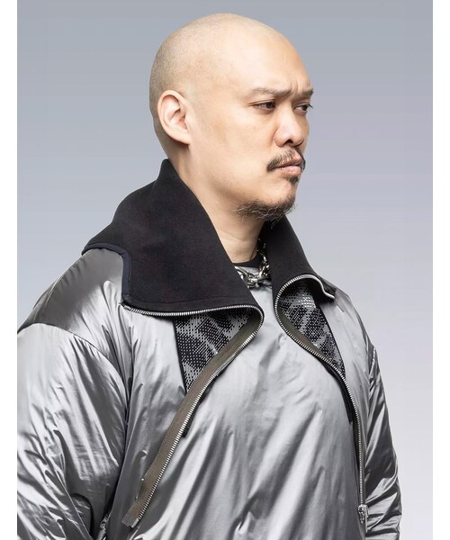 ACRONYM（アクロニウム）の「Modular Zippered Powerstretch® Neck Gaiter（その他・メンズ・Leopard）」の4枚目の写真