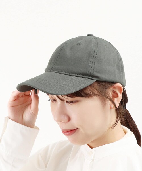 3coins（3coins）の「コットンキャップ（キャップ・レディース・ブラック/チャコールグレー/ピンク系その他/ベージュ・FREE）」の2枚目の写真