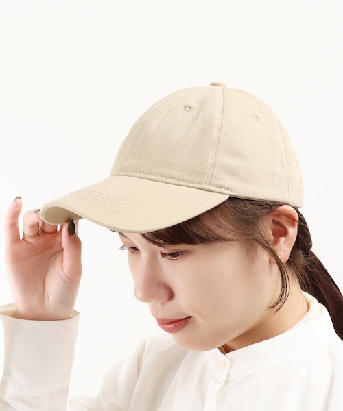 3coins（3coins）の「コットンキャップ（キャップ・レディース・ブラック/チャコールグレー/ピンク系その他/ベージュ・FREE）」の3枚目の写真