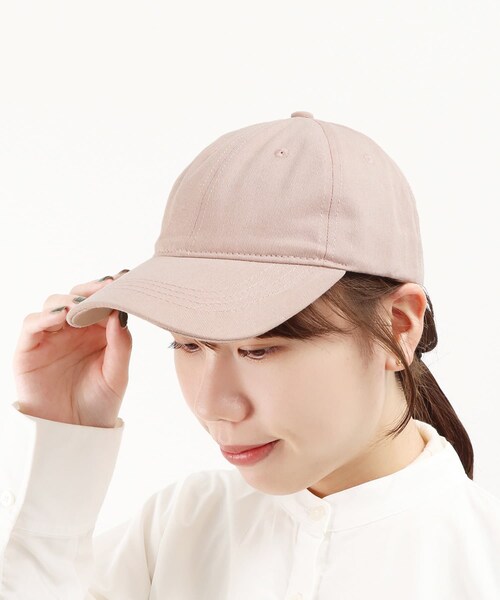 3coins（3coins）の「コットンキャップ（キャップ・レディース・ブラック/チャコールグレー/ピンク系その他/ベージュ・FREE）」の4枚目の写真