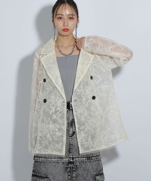 HARE（ハレ）の「flowerレースジャケット（）」 - WEAR