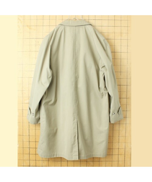 USA製 LONDON FOG ステンカラーコート ベージュ XL ボアaw95