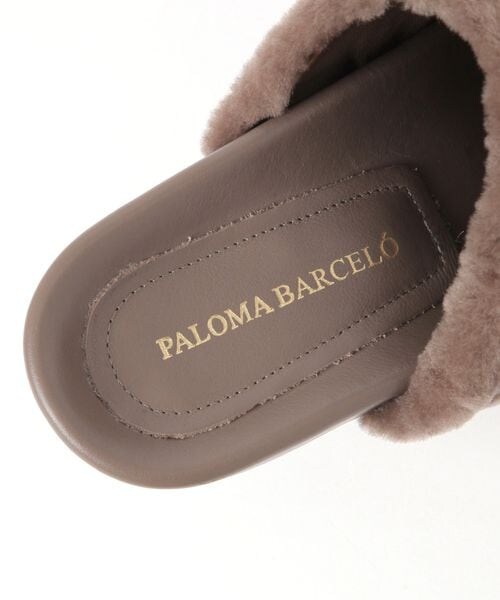 Chaos（カオス）の「ARIEL ムートンファー チャンキーヒール ミュール（シューズ・ベージュ59/ネイビー88・36.0/37.0）」の10枚目の写真