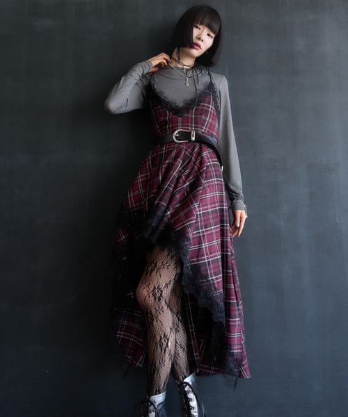 HARE（ハレ）の「タータンチェックキャミワンピース（）」 - WEAR