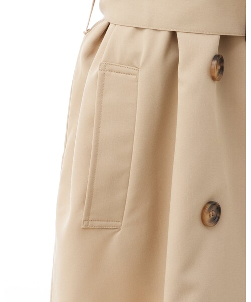INGNI（イング）の「【WEB限定】【春の新作】ケープ付ミディ丈トレンチコート（ジャケット/アウター・レディース・ﾗｲﾄﾍﾞｰｼﾞｭ/ﾍﾞｰｼﾞｭ・M）」の5枚目の写真