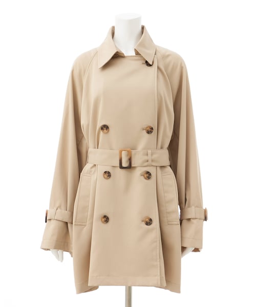 INGNI（イング）の「【WEB限定】【春の新作】ケープ付ミディ丈トレンチコート（ジャケット/アウター・レディース・ﾗｲﾄﾍﾞｰｼﾞｭ/ﾍﾞｰｼﾞｭ・M）」の7枚目の写真